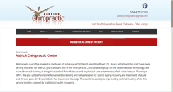Desktop Screenshot of aldrichchiropractic.com